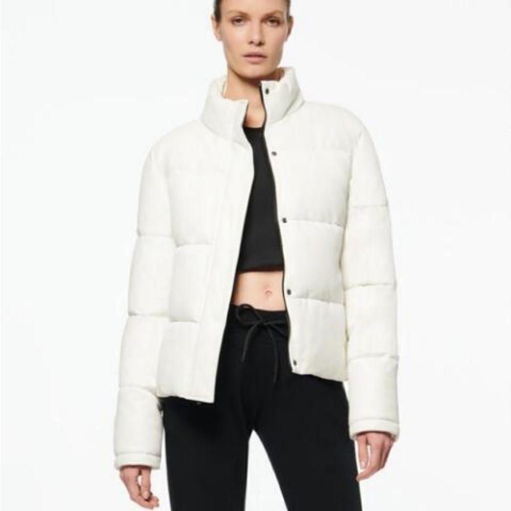 Marc New York Alex Faux Leather Puffer Jacket